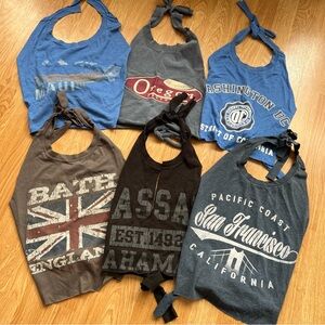6 Travel crop halter tops 11